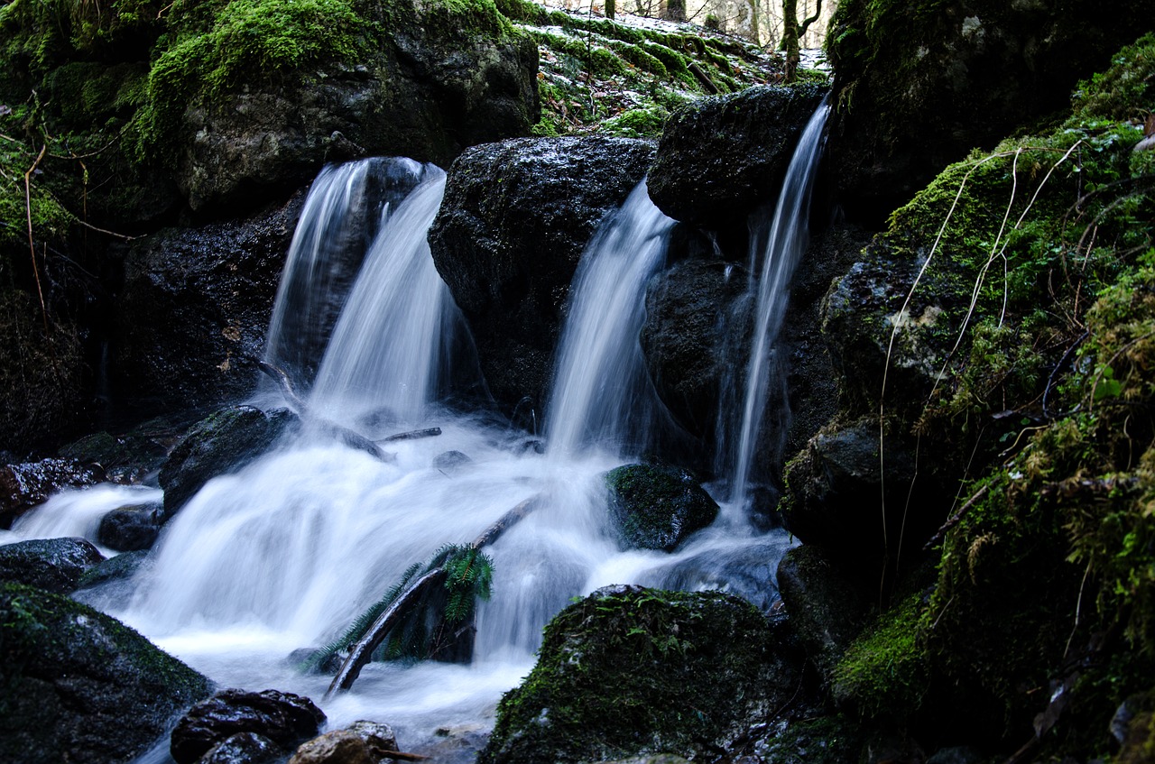 waterfall  waters  nature free photo