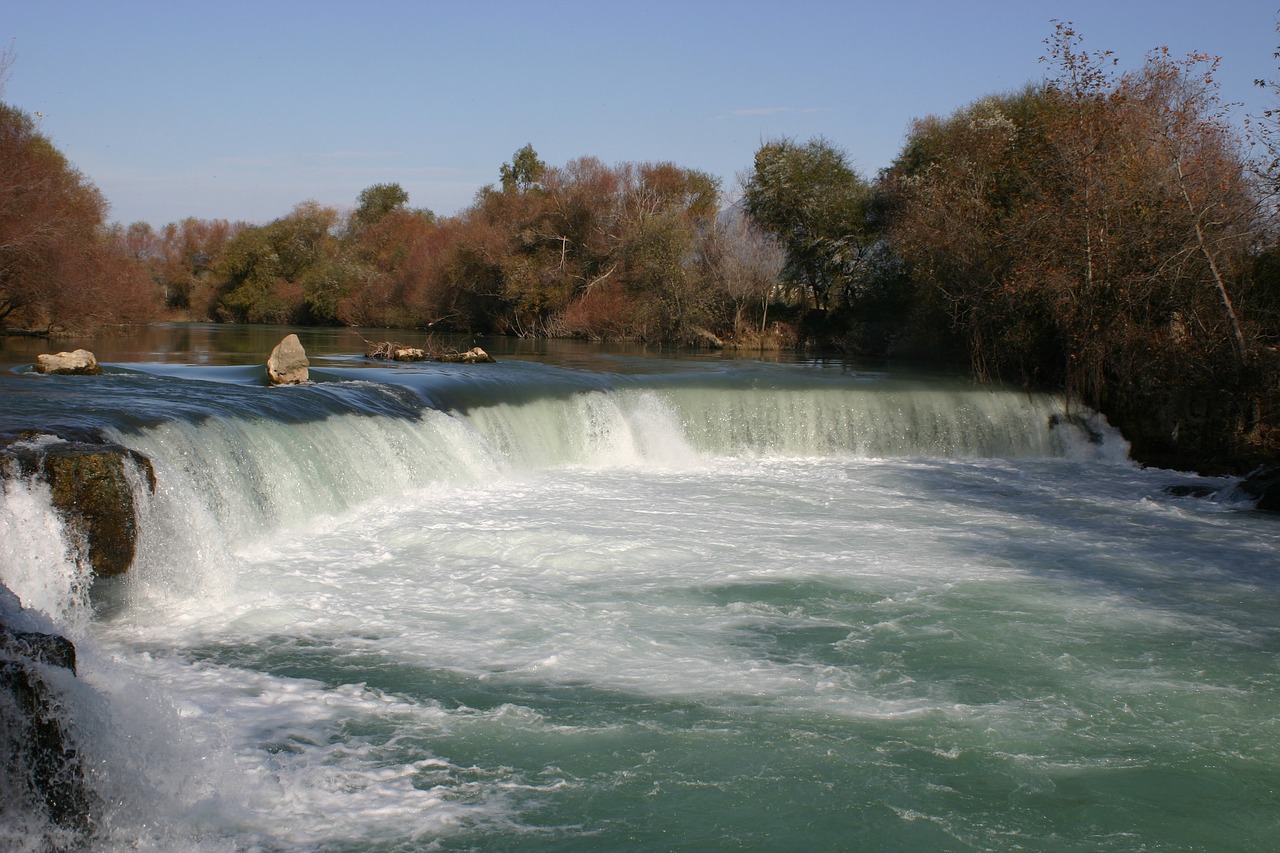 waterfall  waters  river free photo