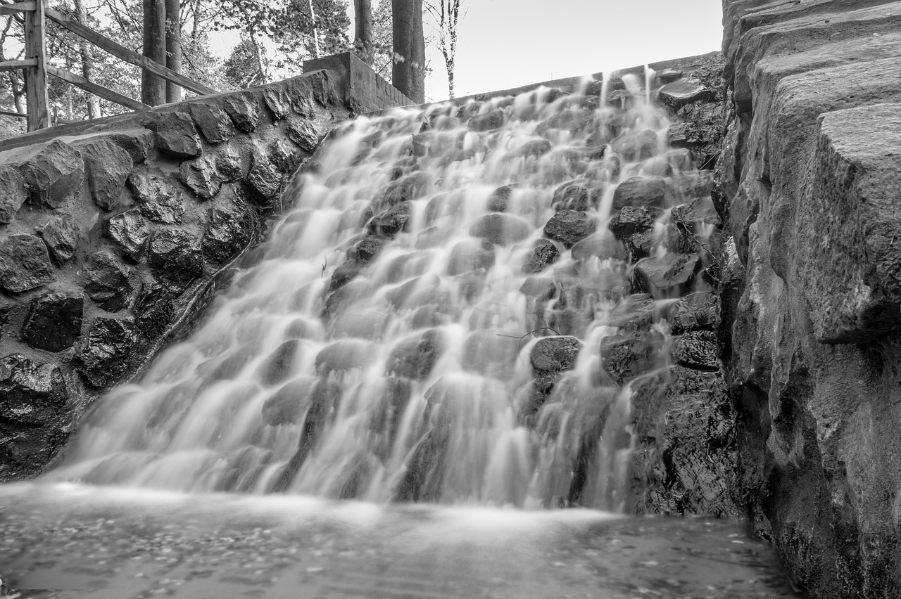 waterfall  water  cascade free photo