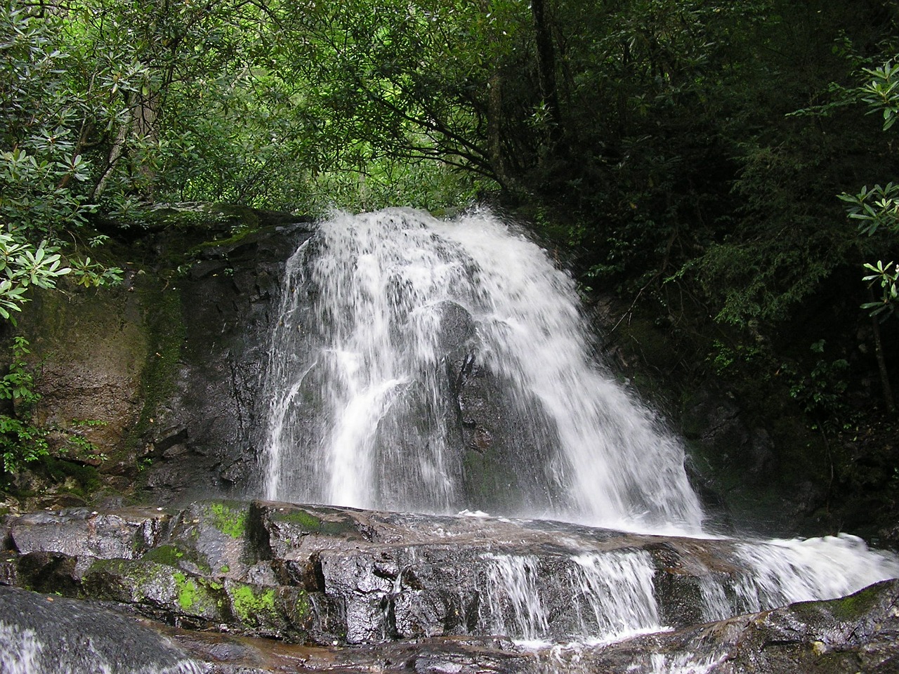 waterfall mountain tennessee free photo
