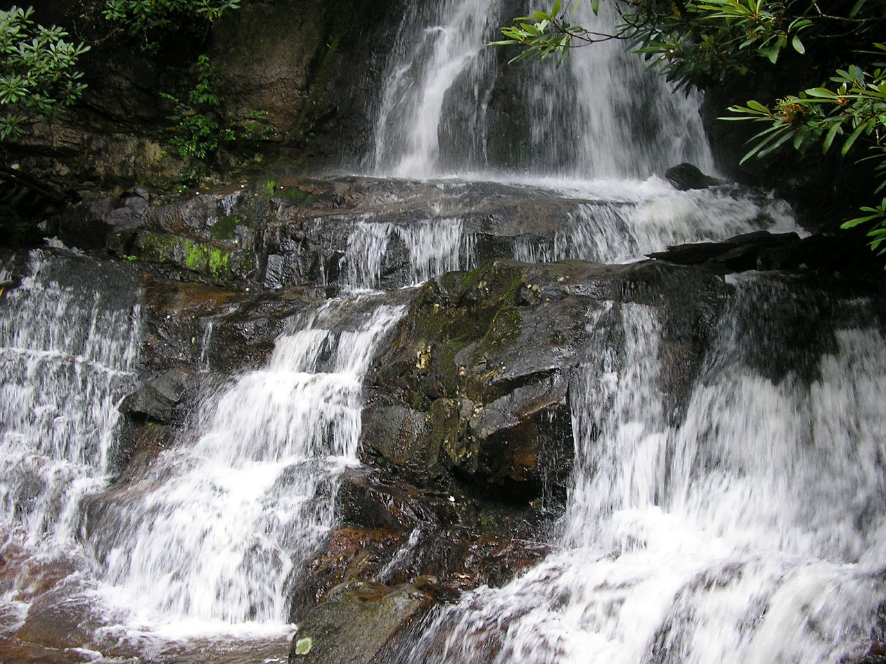waterfall mountain tennessee free photo