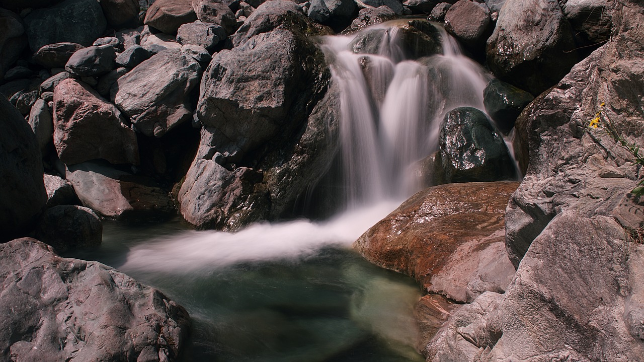 waterfall  water  landscape free photo