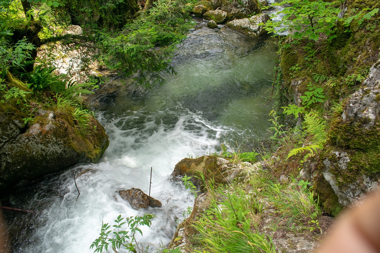 waterfall  landscape  river free photo