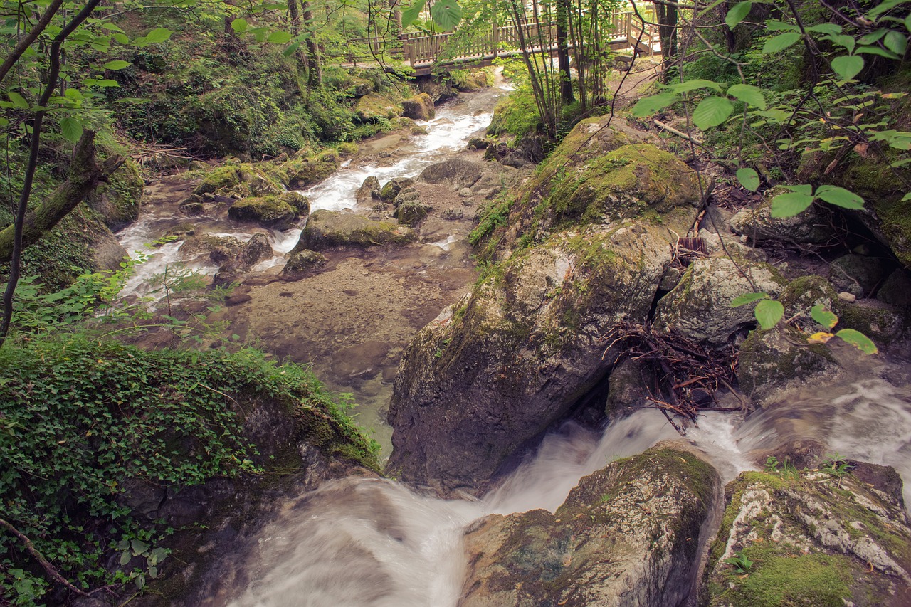 waterfall  landscape  river free photo