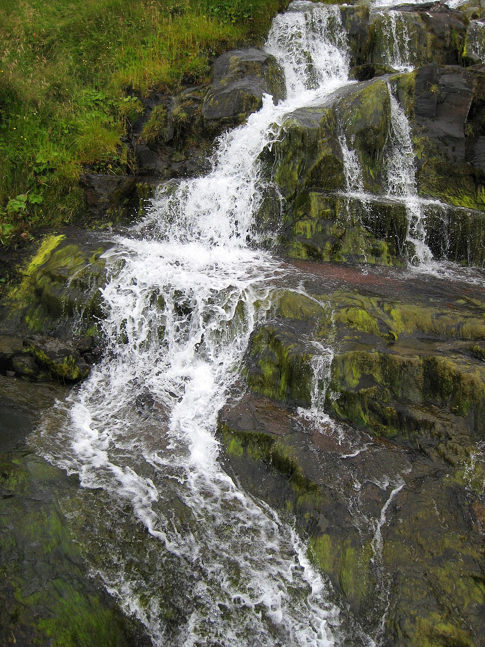 waterfall  cascade  streams free photo