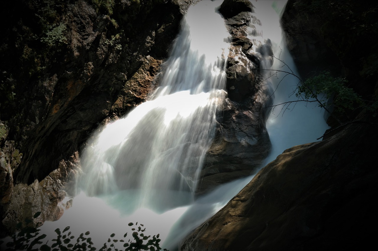 waterfall  cascades  flow free photo