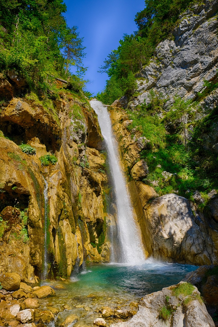 waterfall  water  river free photo