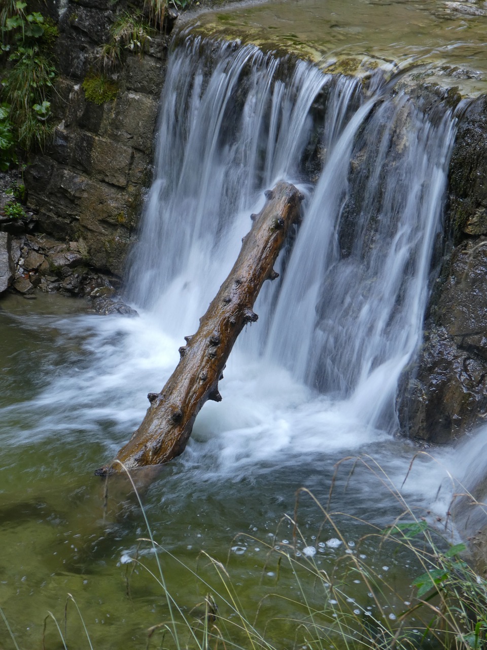 waterfall  water  nature free photo