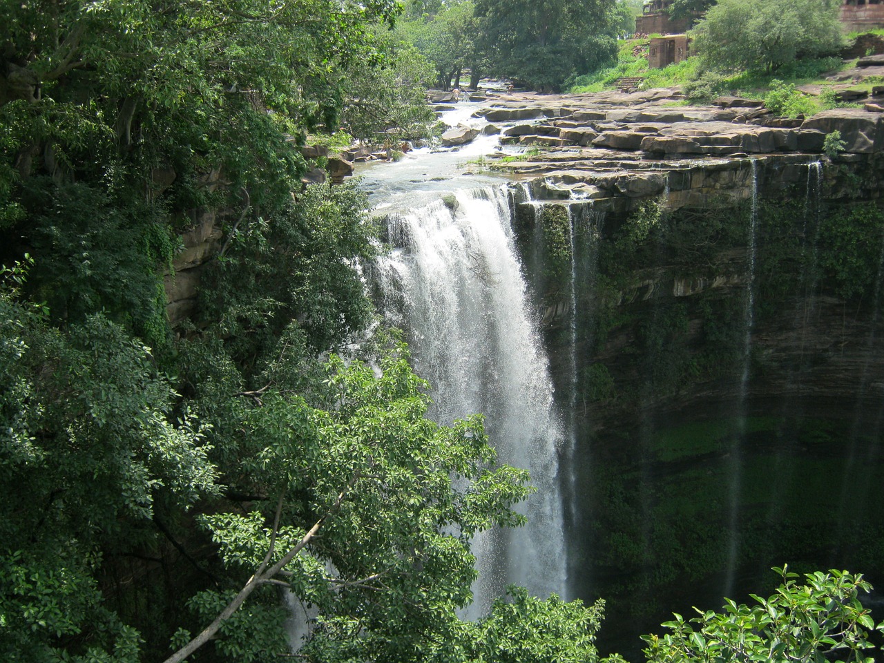 waterfall natural landscape free photo