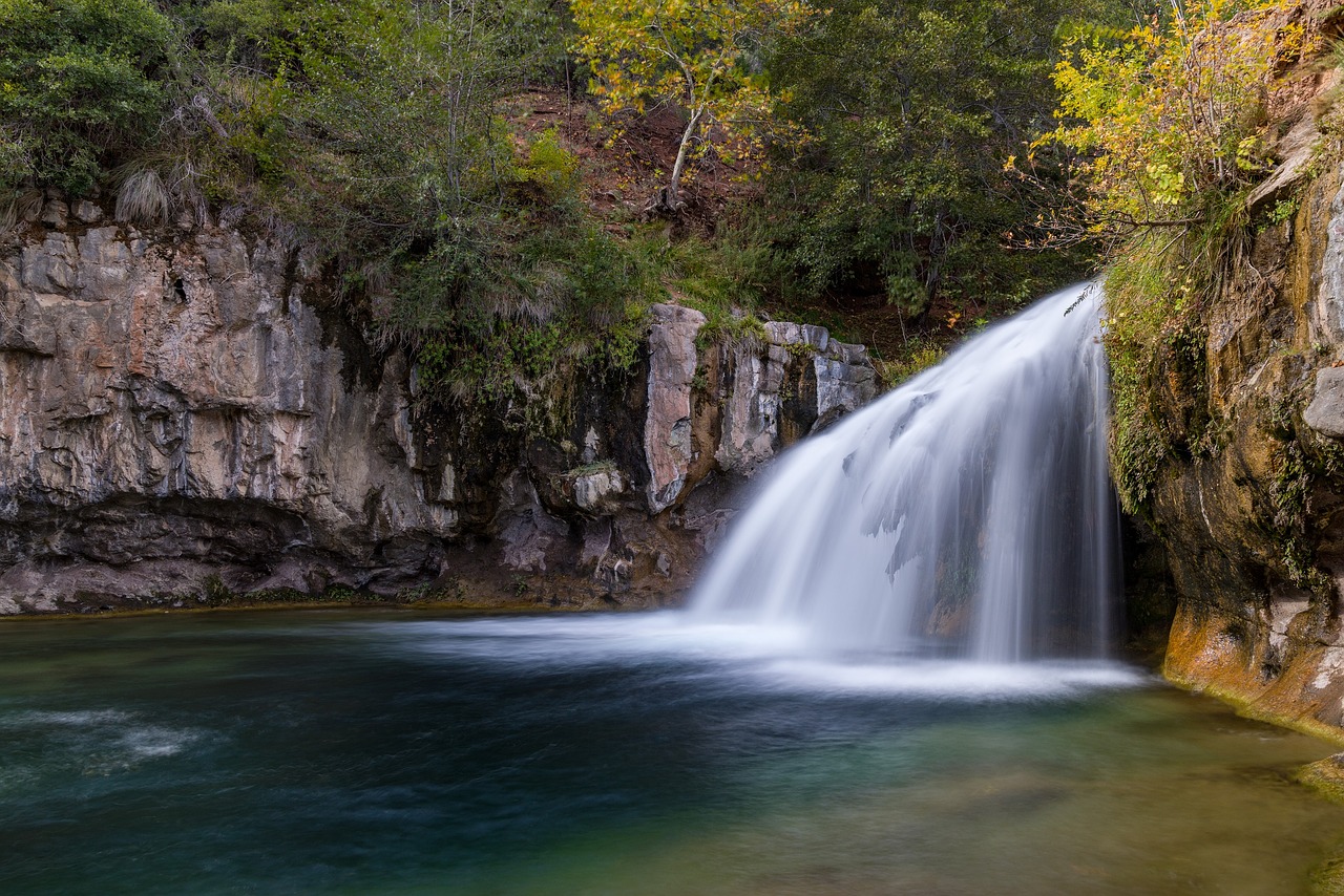 waterfall  wilderness  landscape free photo