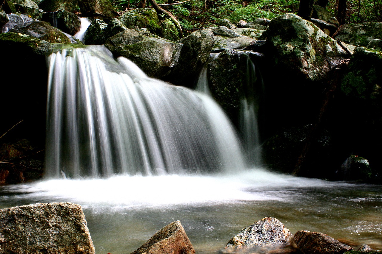 waterfall  jiri  summer free photo