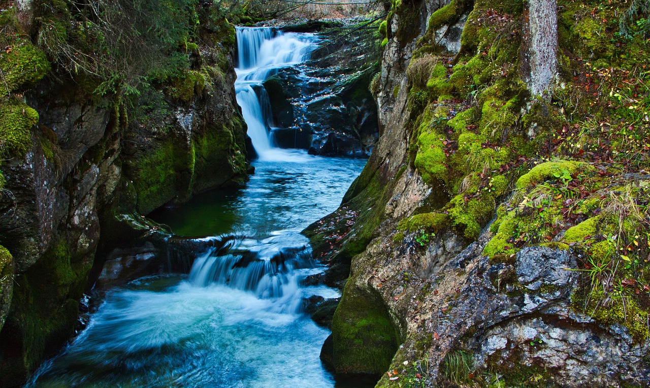 waterfall  grundlsee  salzkammergut free photo