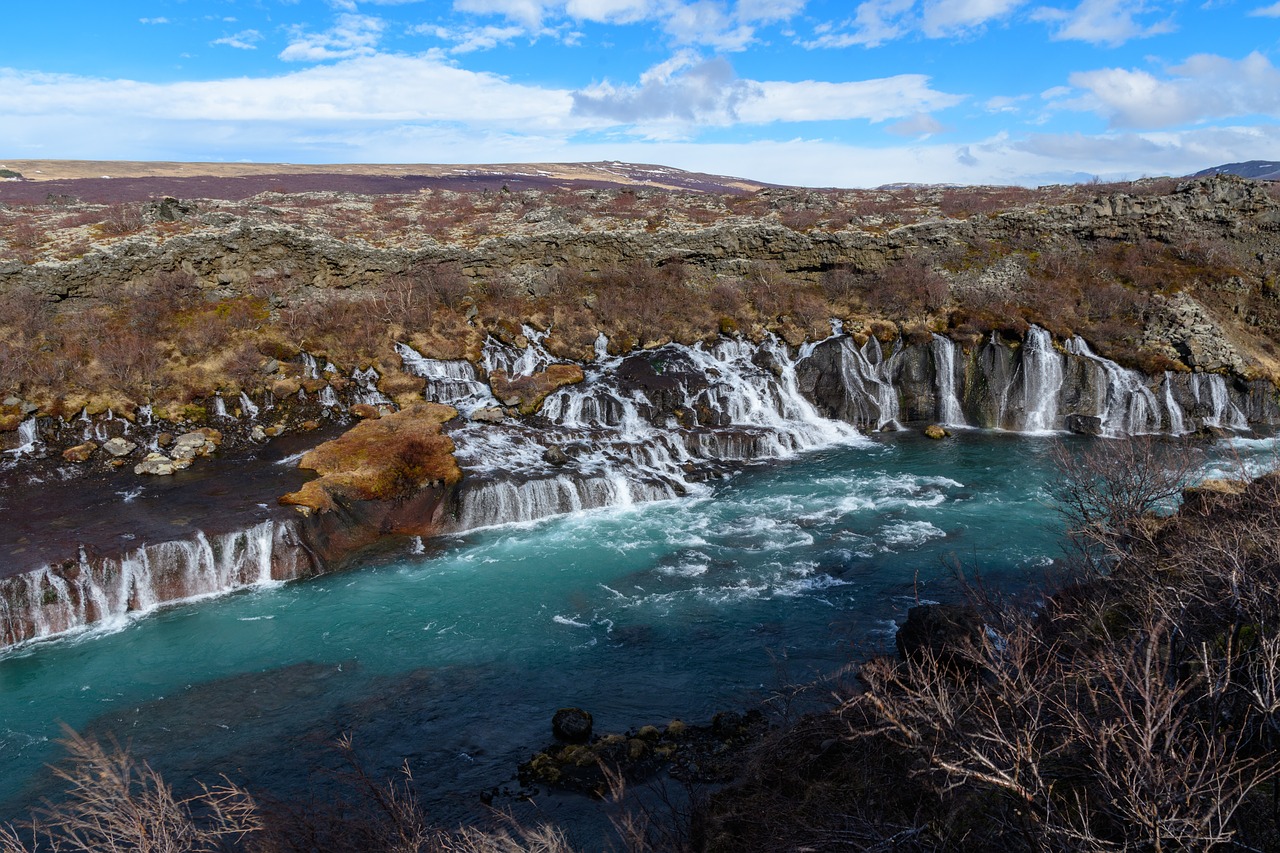 waterfall  iceland  stream free photo