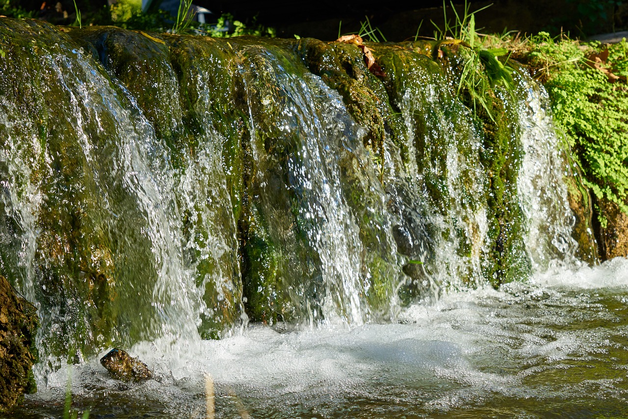 waterfall  water  nature free photo