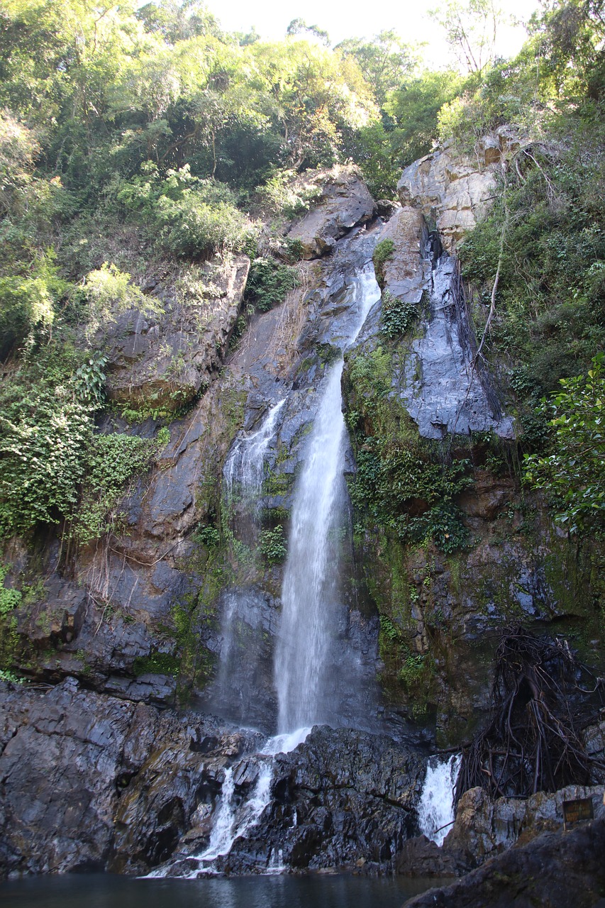 waterfall  national park  thailand free photo