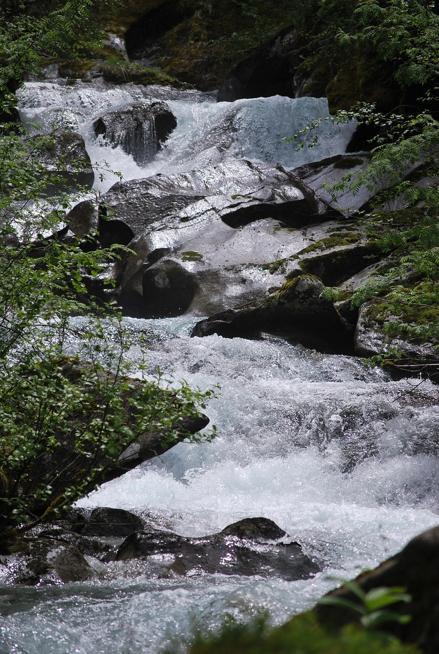 waterfall water gradually torrent free photo