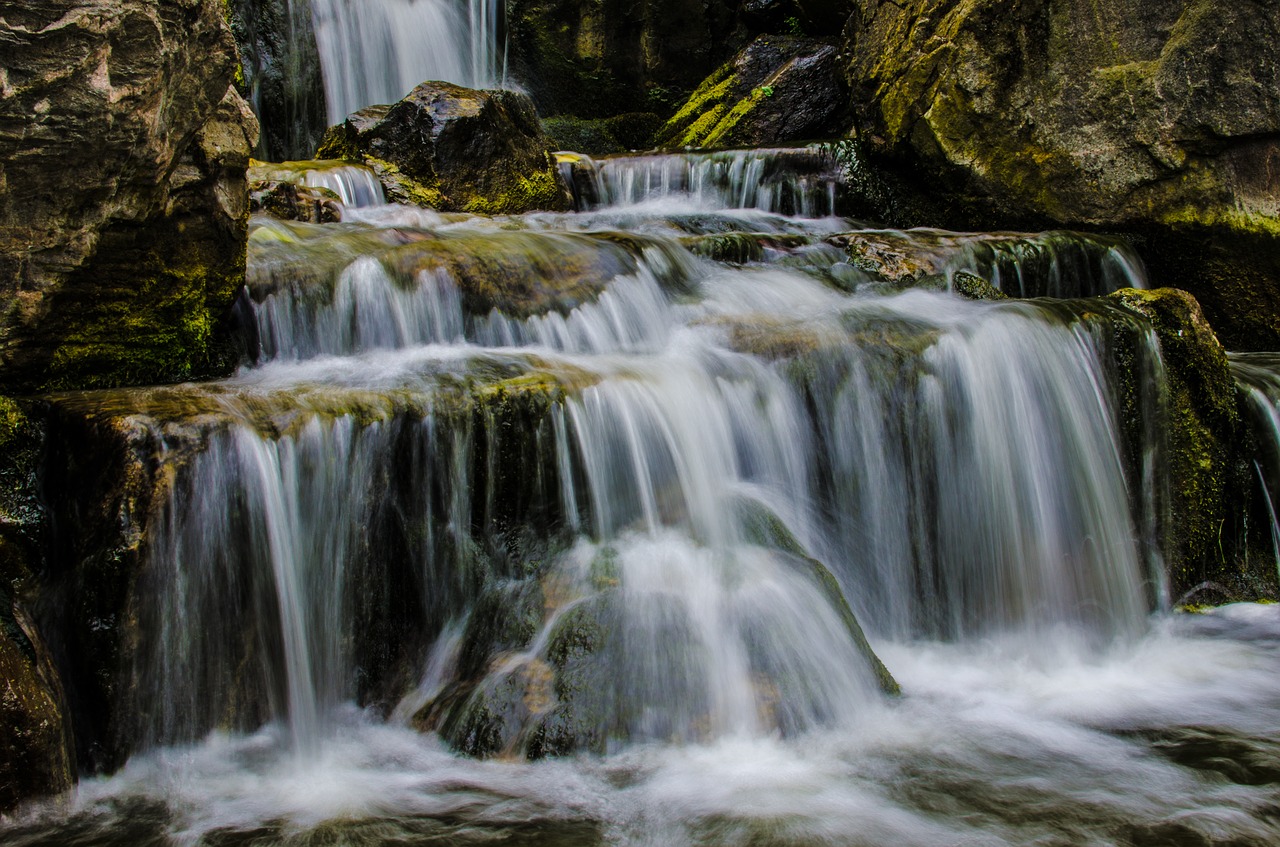 waterfall  london  japanese garden free photo