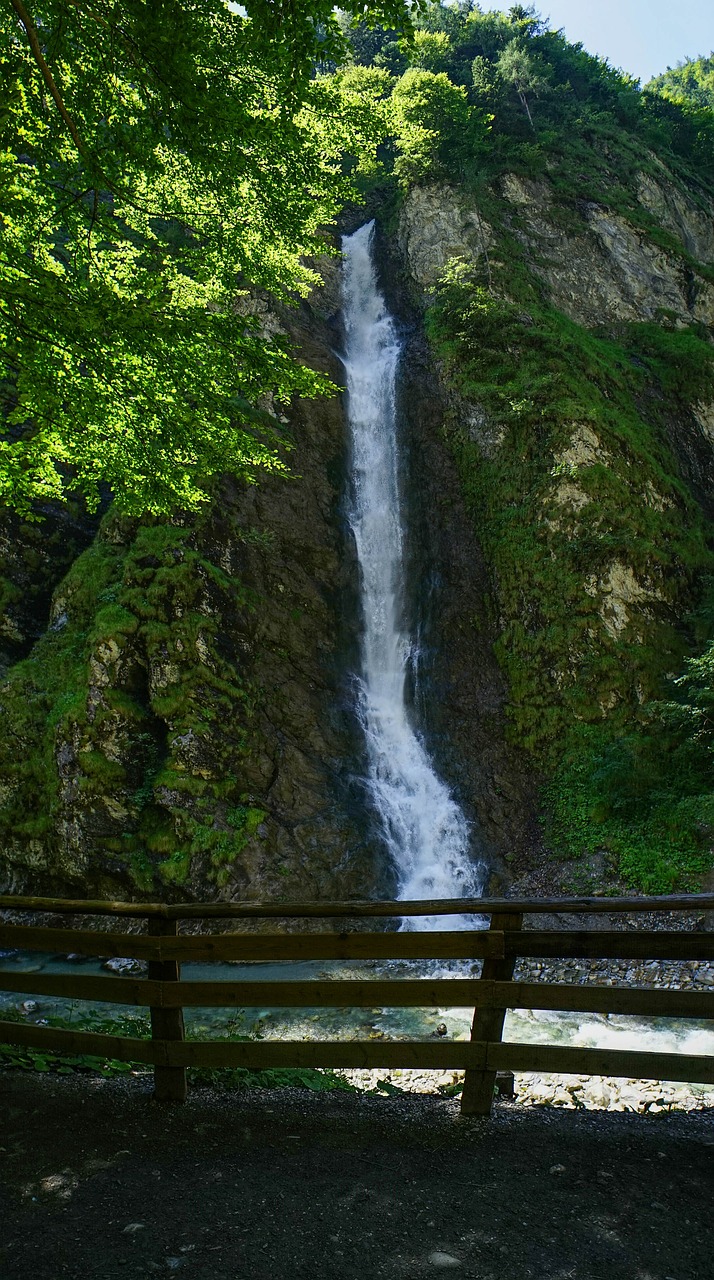 waterfall liechtensteinklamm gorge free photo