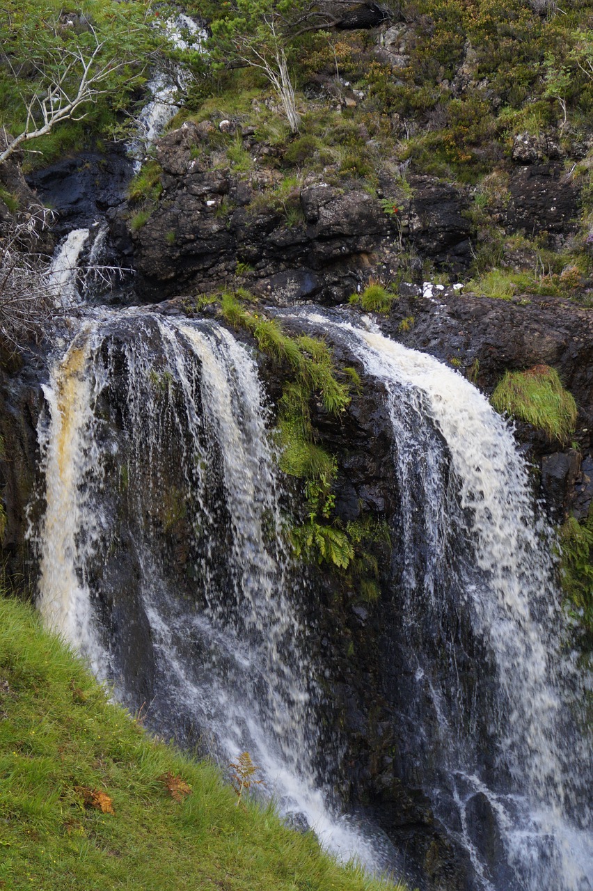 waterfall  creek  landscape free photo