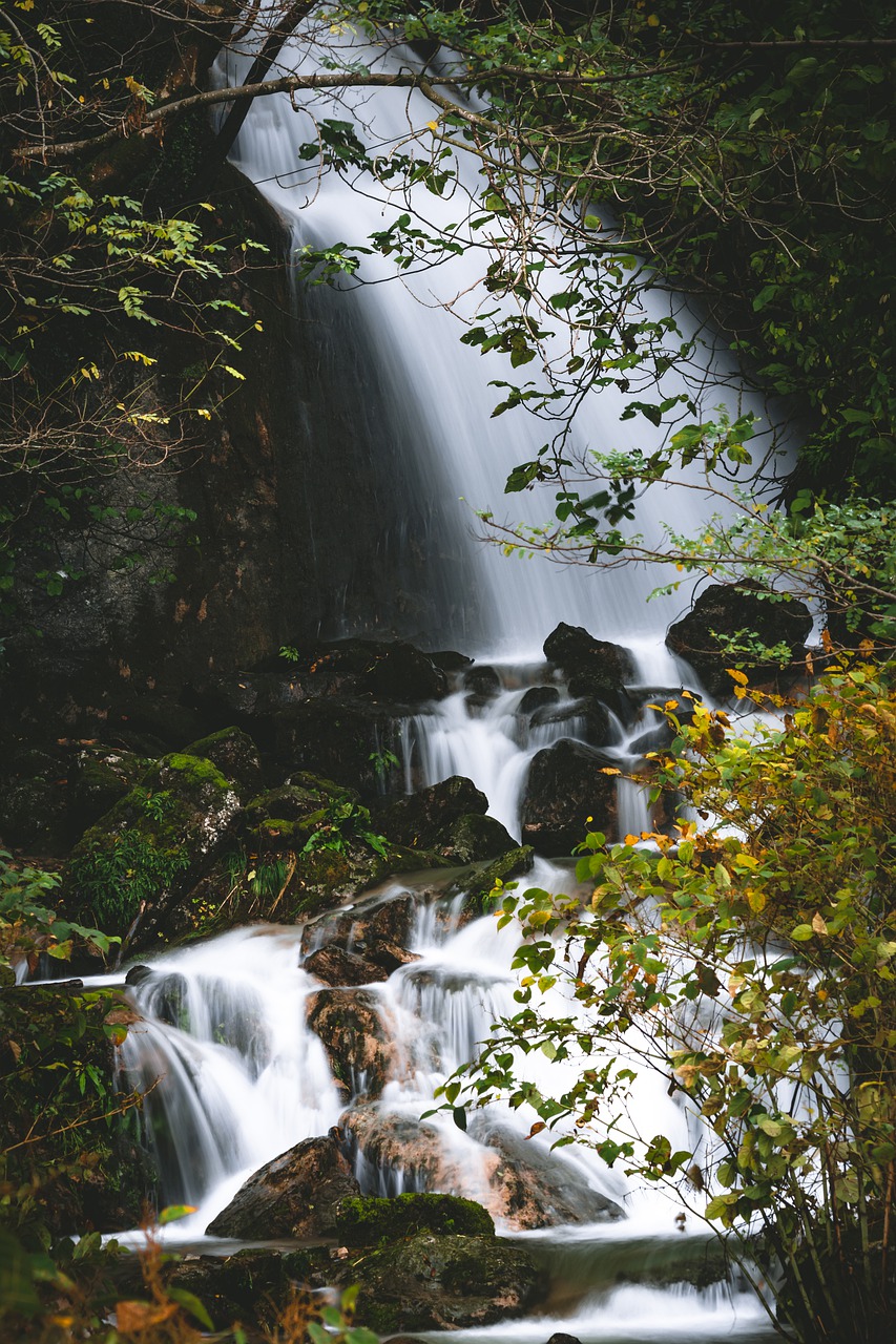 waterfall  italy  water free photo