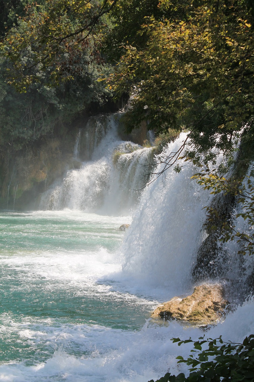 waterfall croatia krka free photo