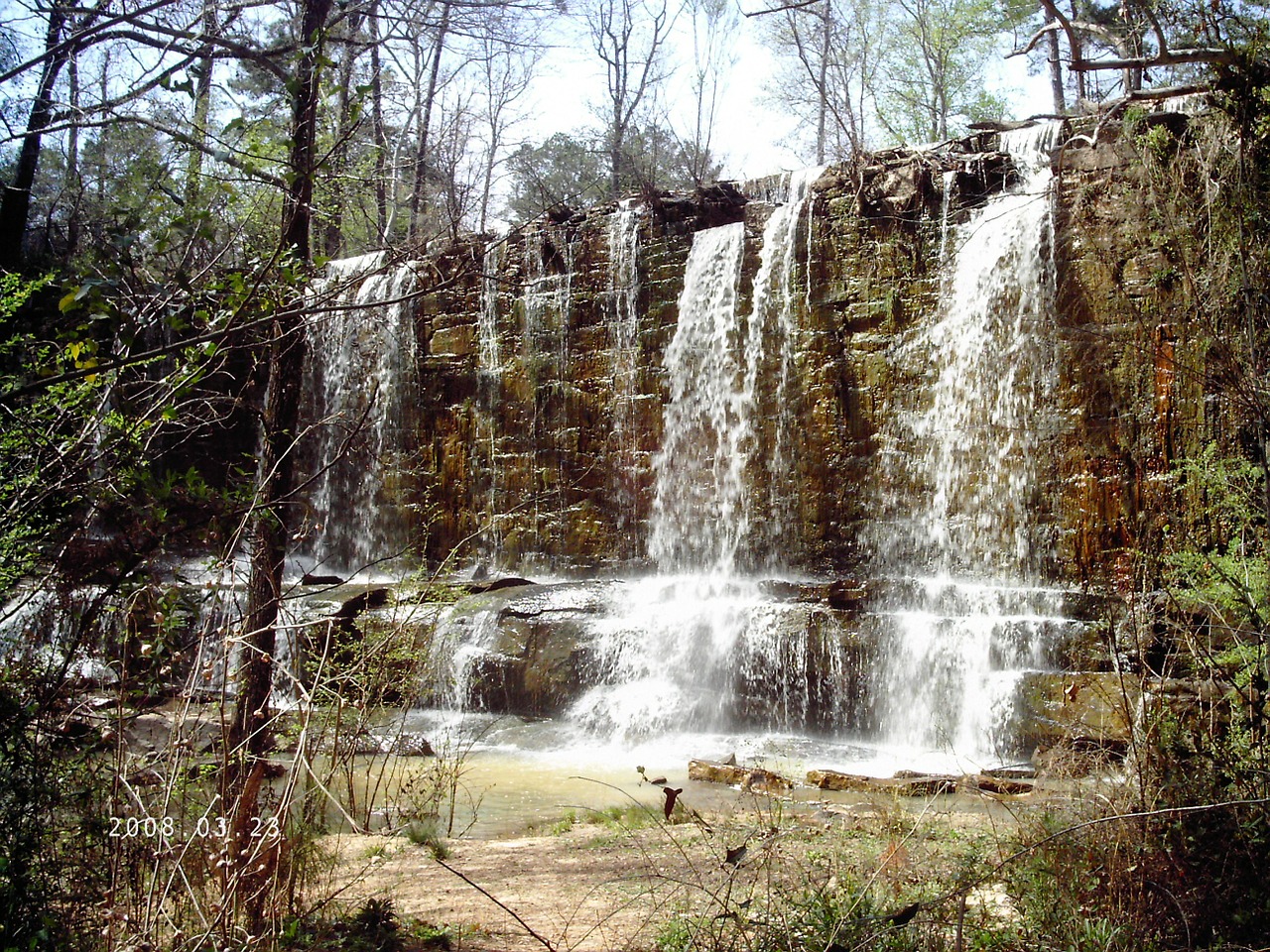 waterfall spring summer free photo