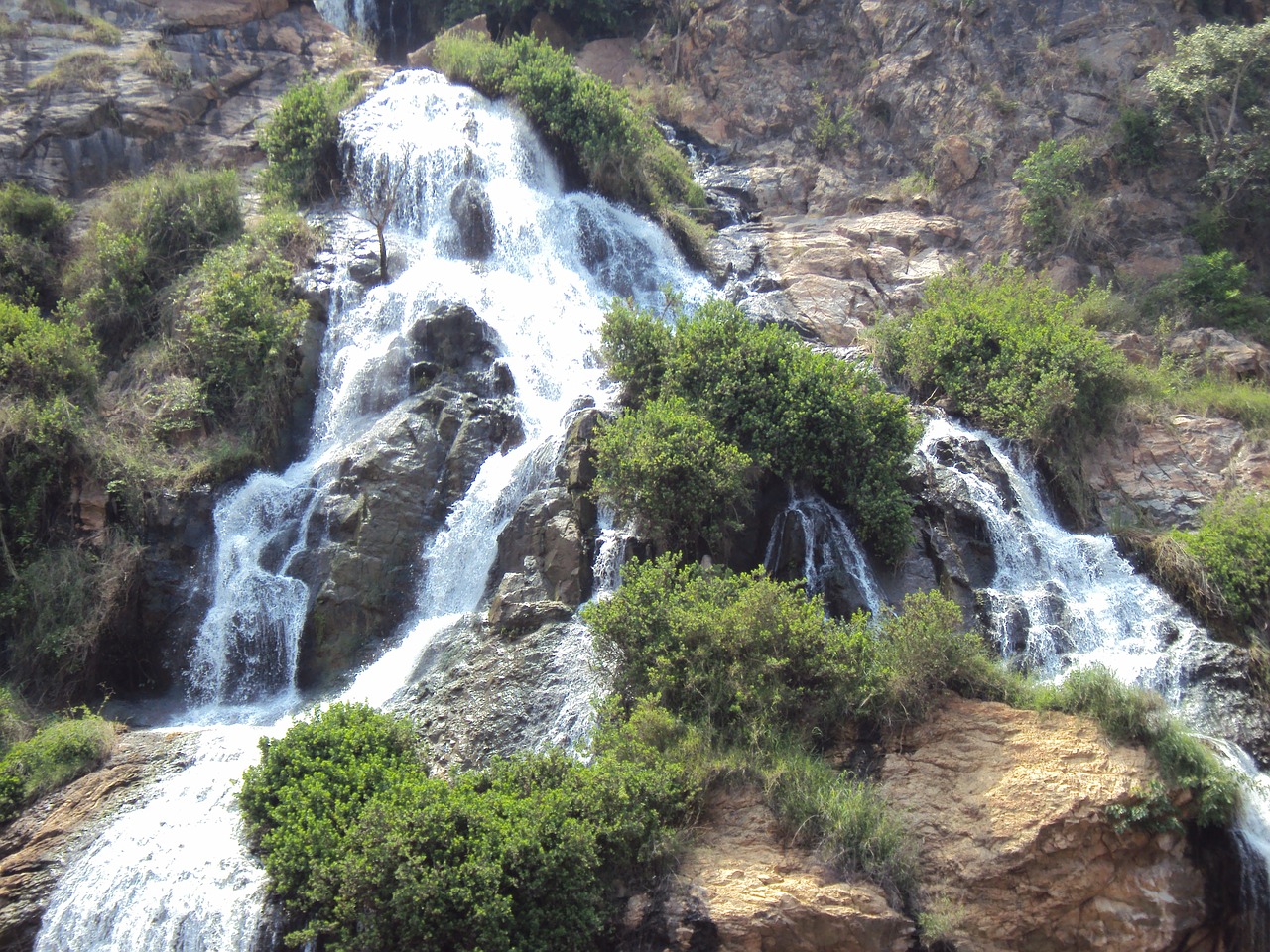 waterfall nature stream free photo