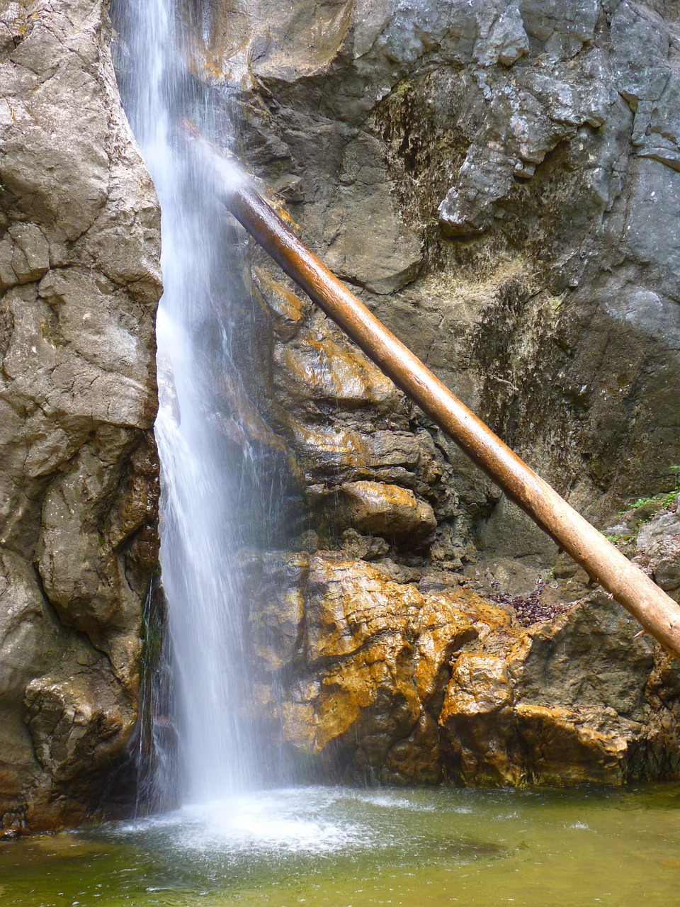 waterfall water log free photo