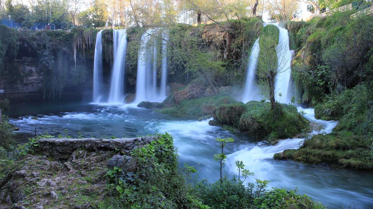 waterfall waterfall antalya turkey free photo