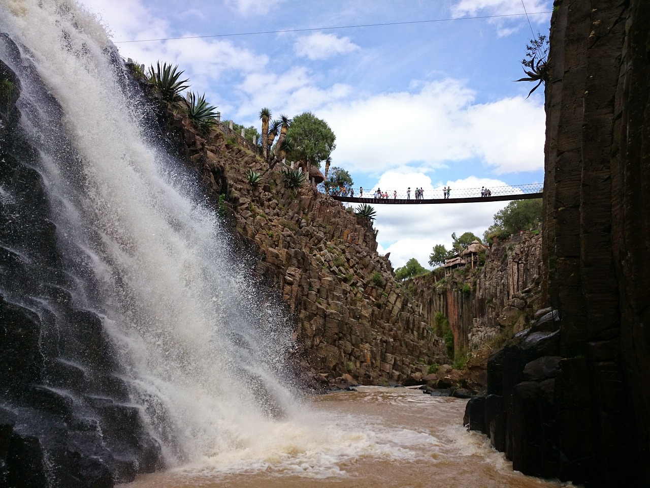 waterfall water nature free photo