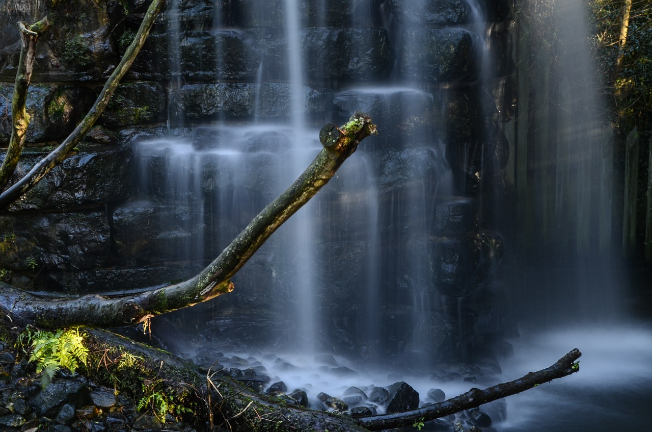 waterfall exposure park free photo