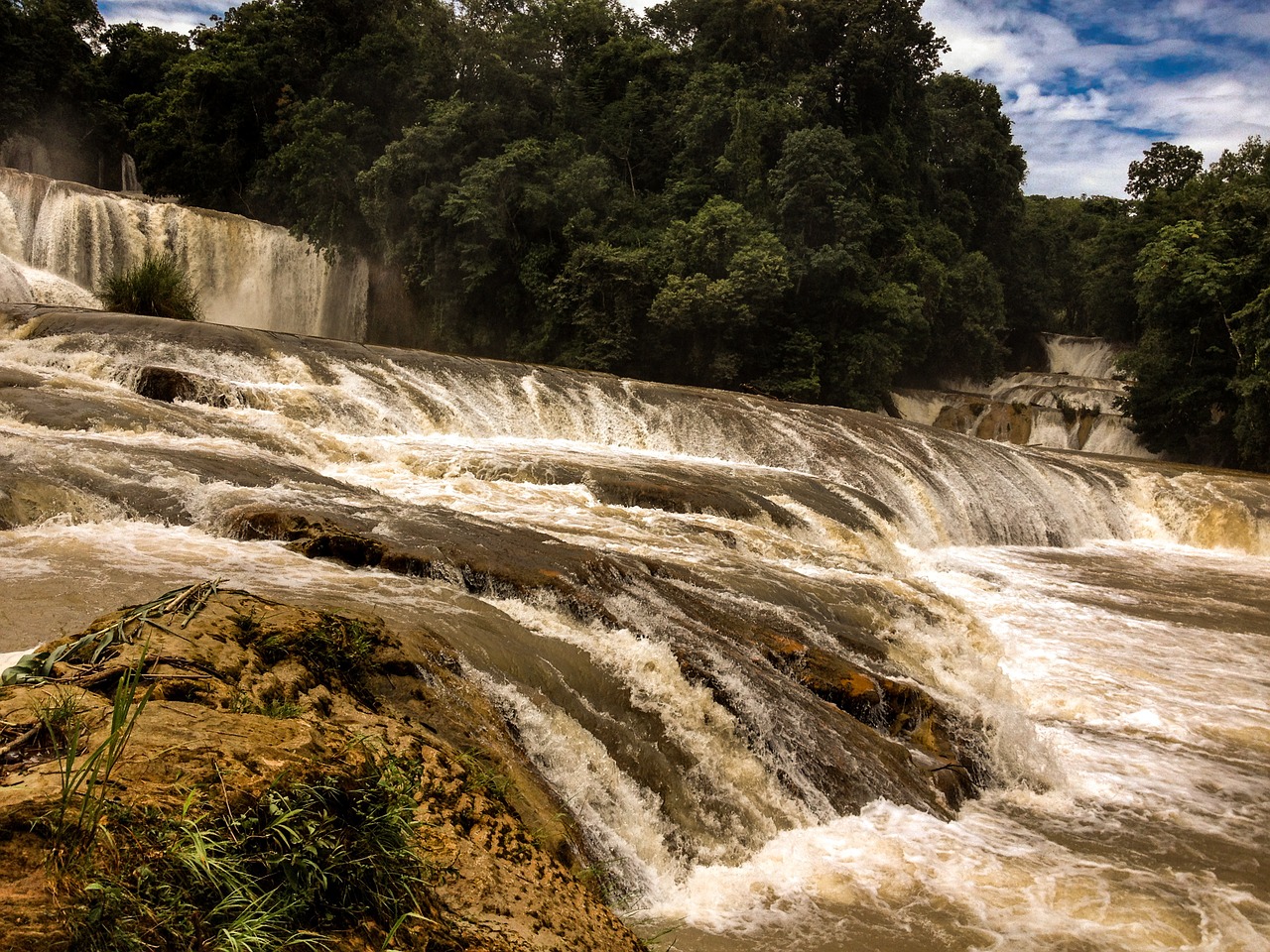 waterfall water nature free photo