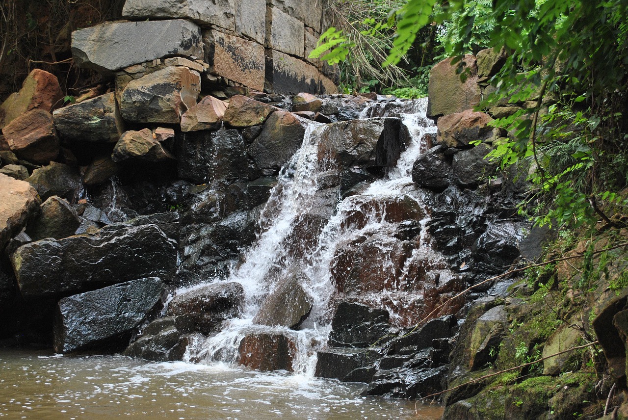 waterfall river stream free photo