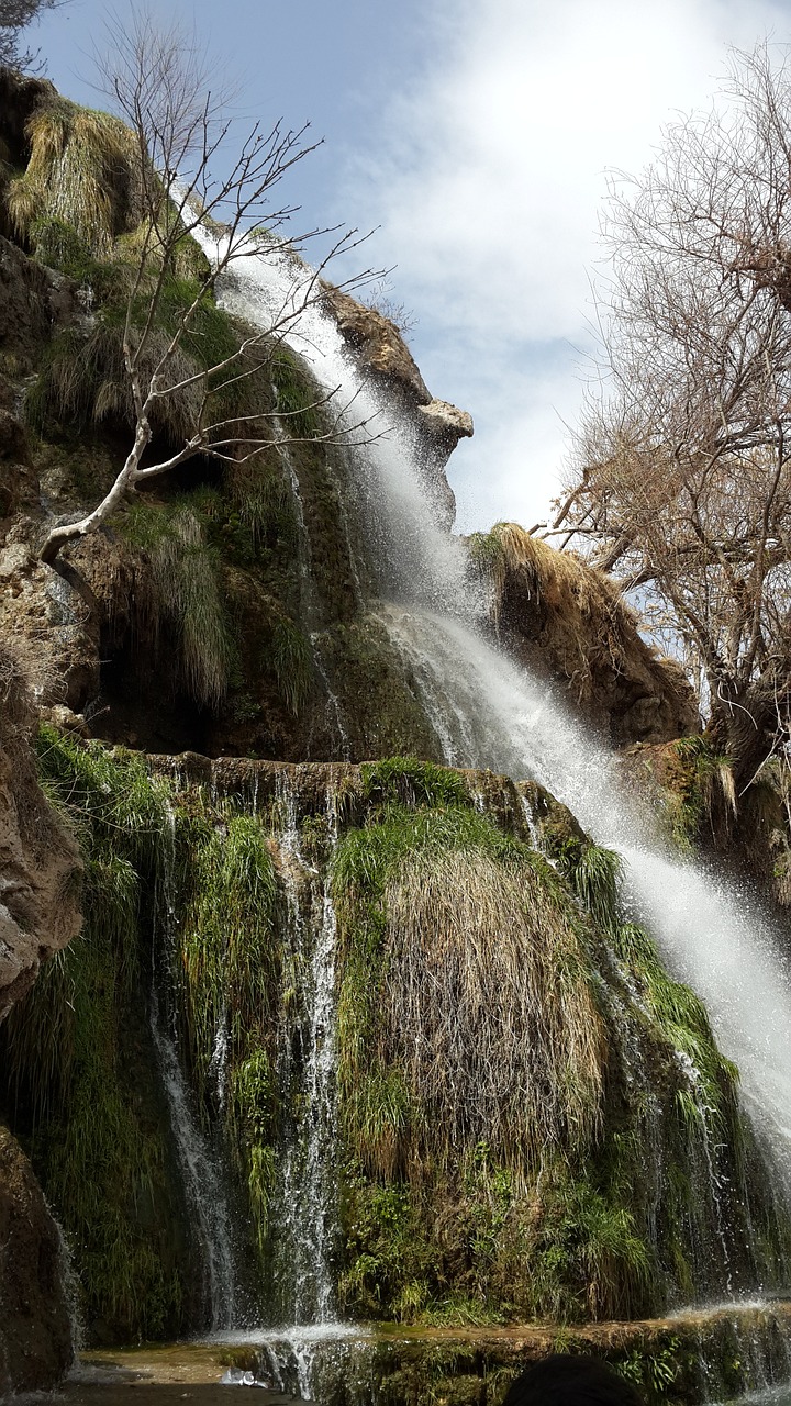 waterfall mountain iran free photo