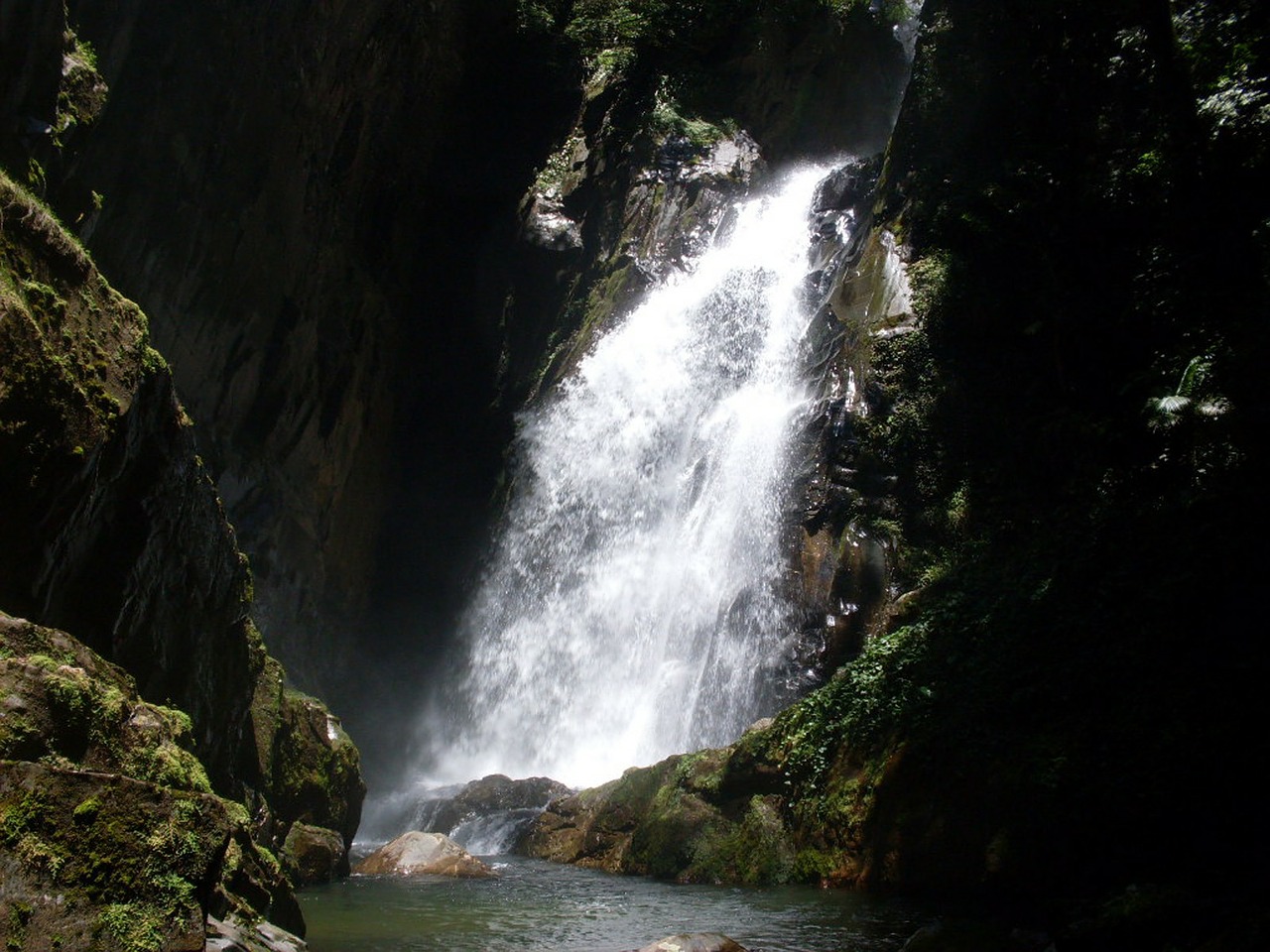 waterfall nature water free photo