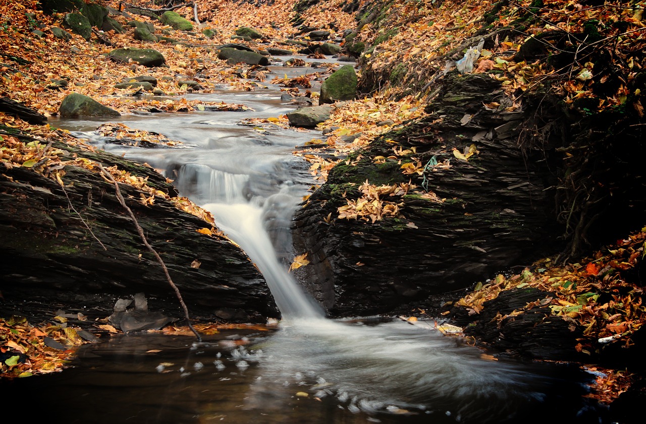 waterfall river water free photo