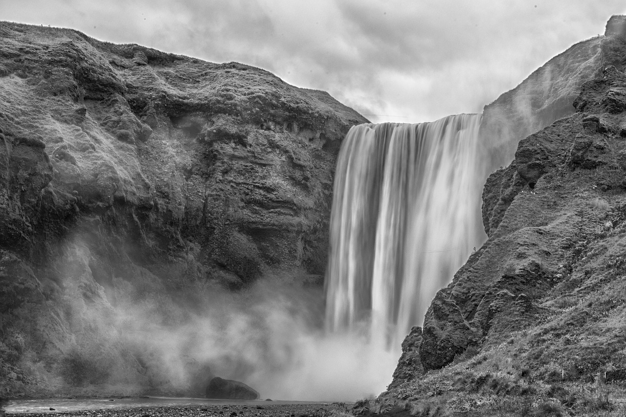 waterfall travel landscape free photo