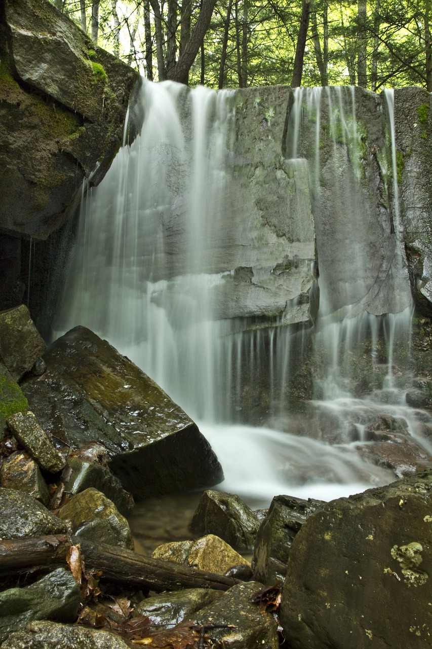 waterfall fall water free photo