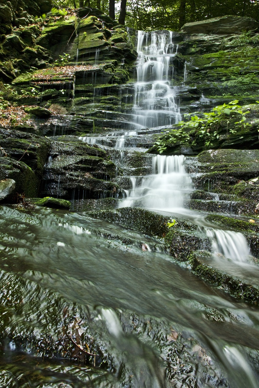 waterfall cascade water free photo