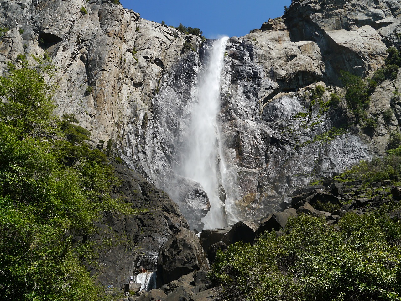 waterfall national park america free photo