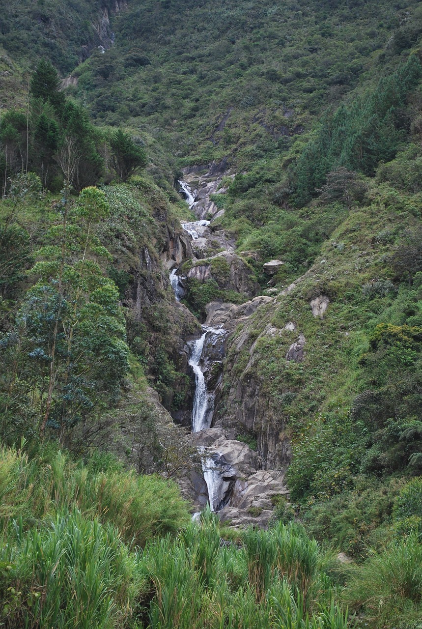 waterfall baños banos free photo