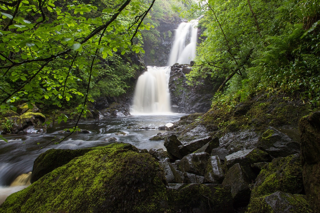 waterfall isle of skye skye free photo