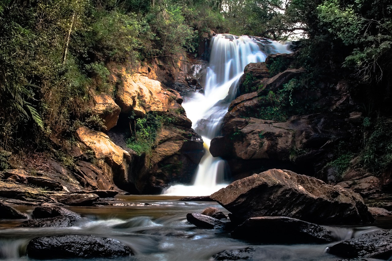 waterfall nature water free photo