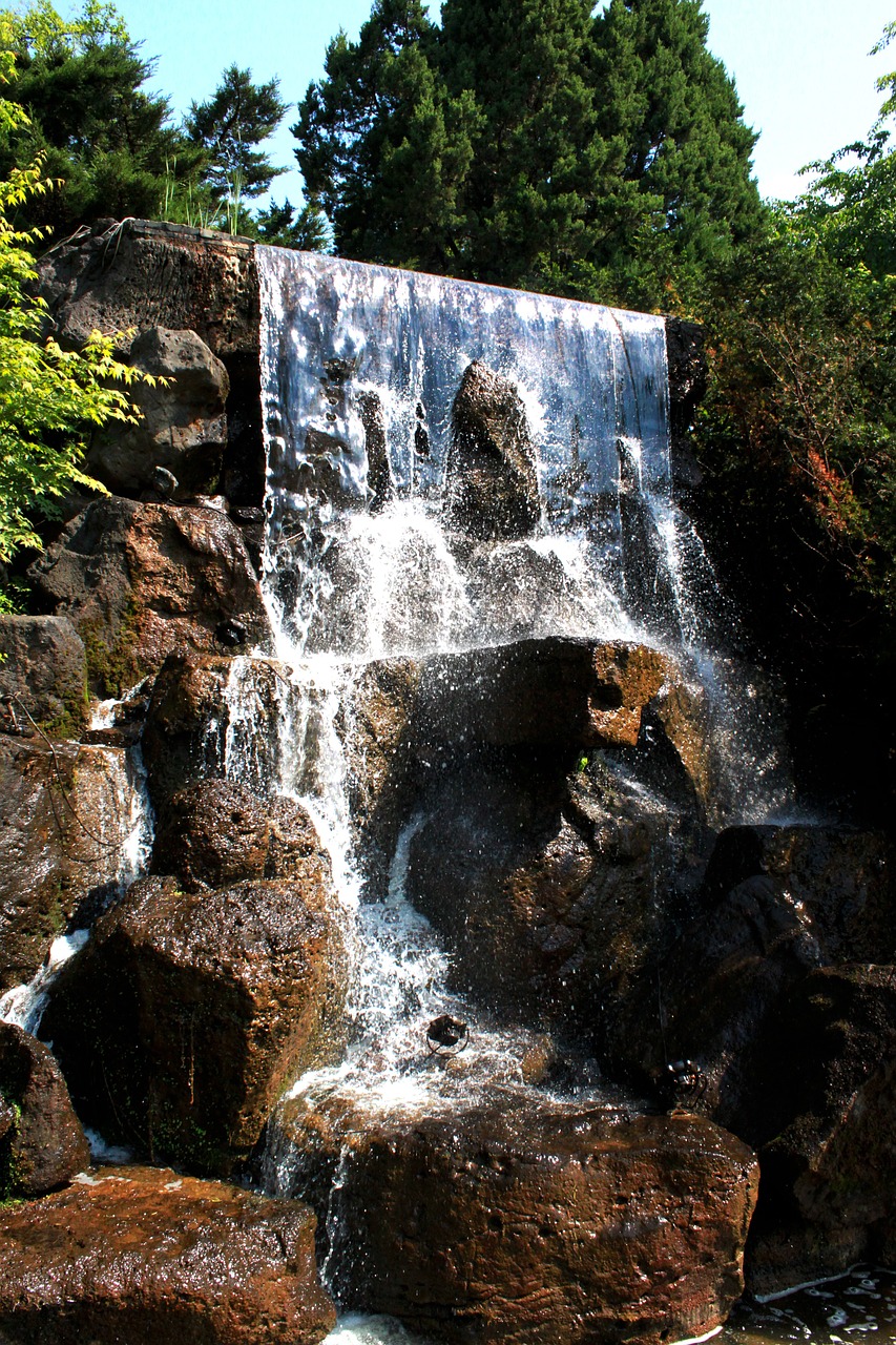 waterfall water cool free photo