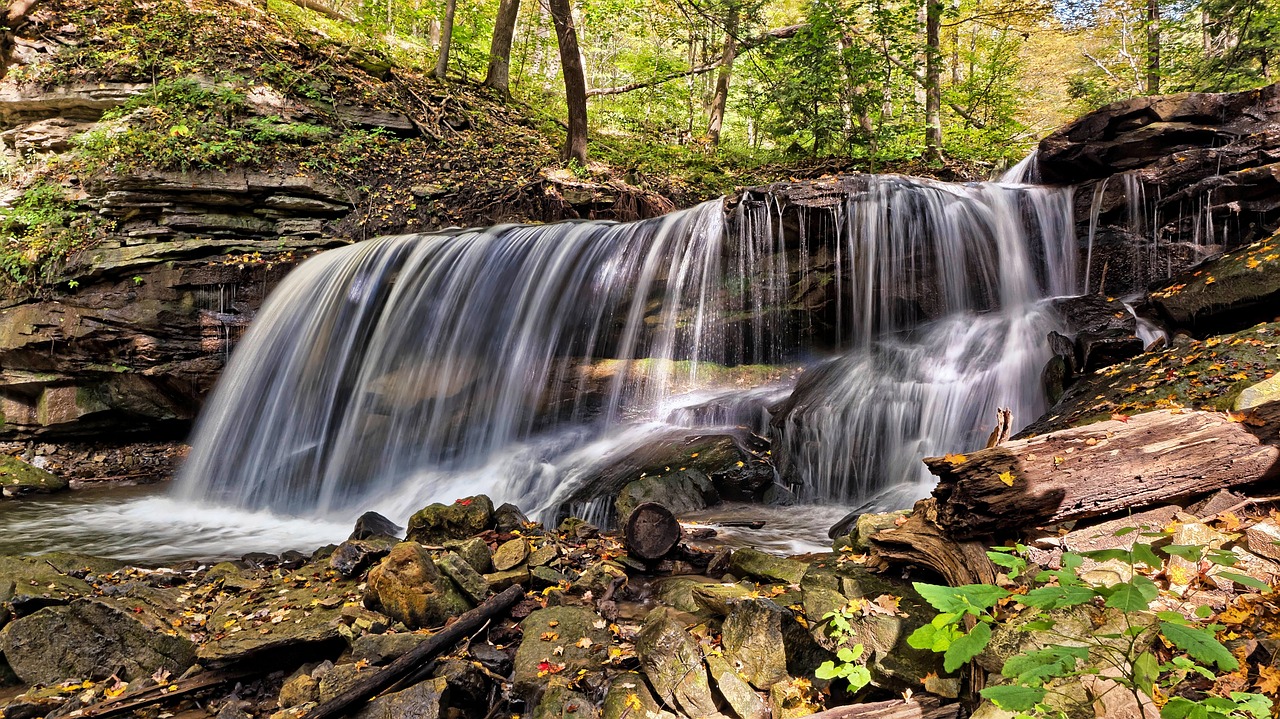 waterfall river stream free photo