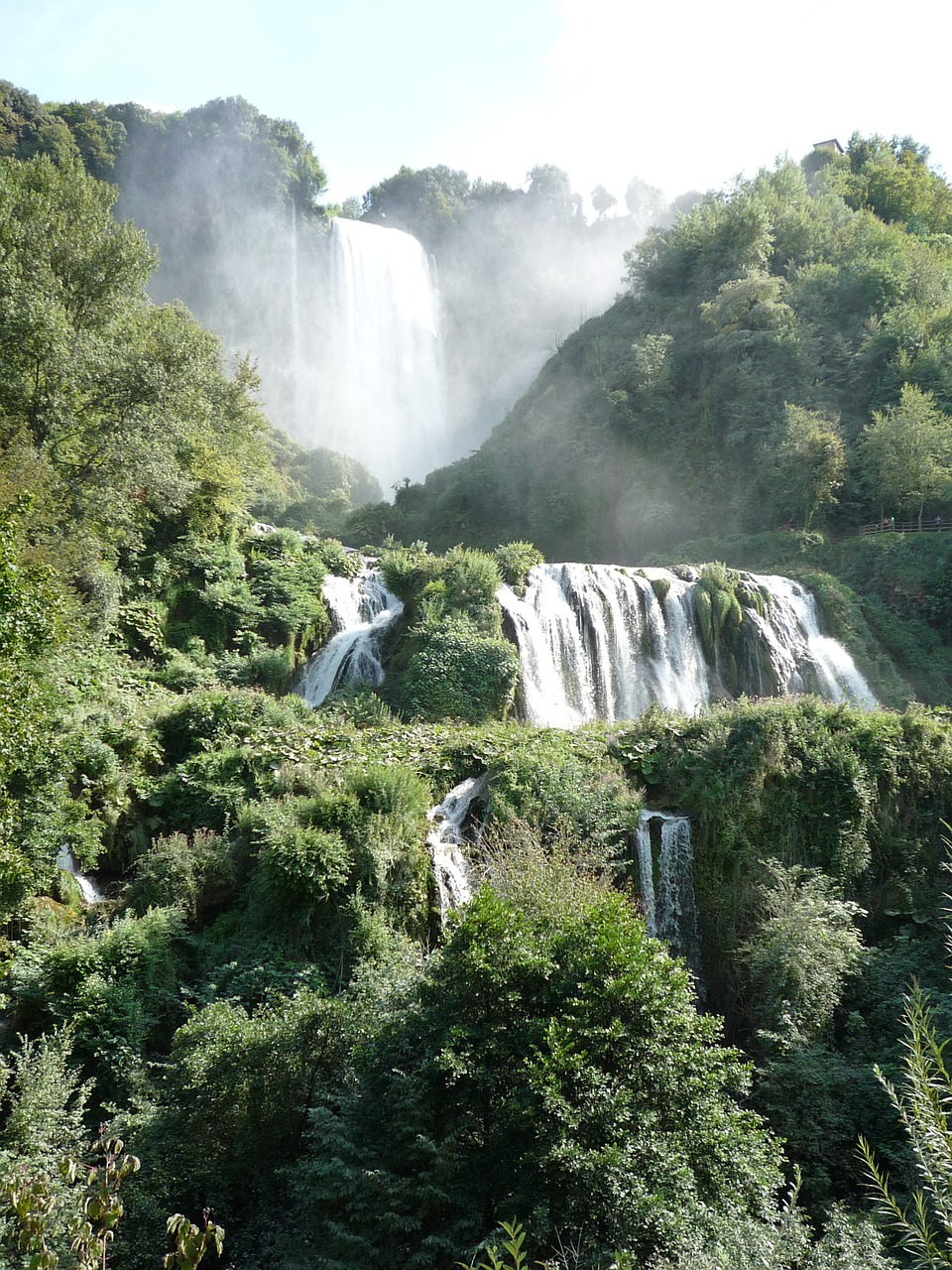 waterfall holiday landscape free photo