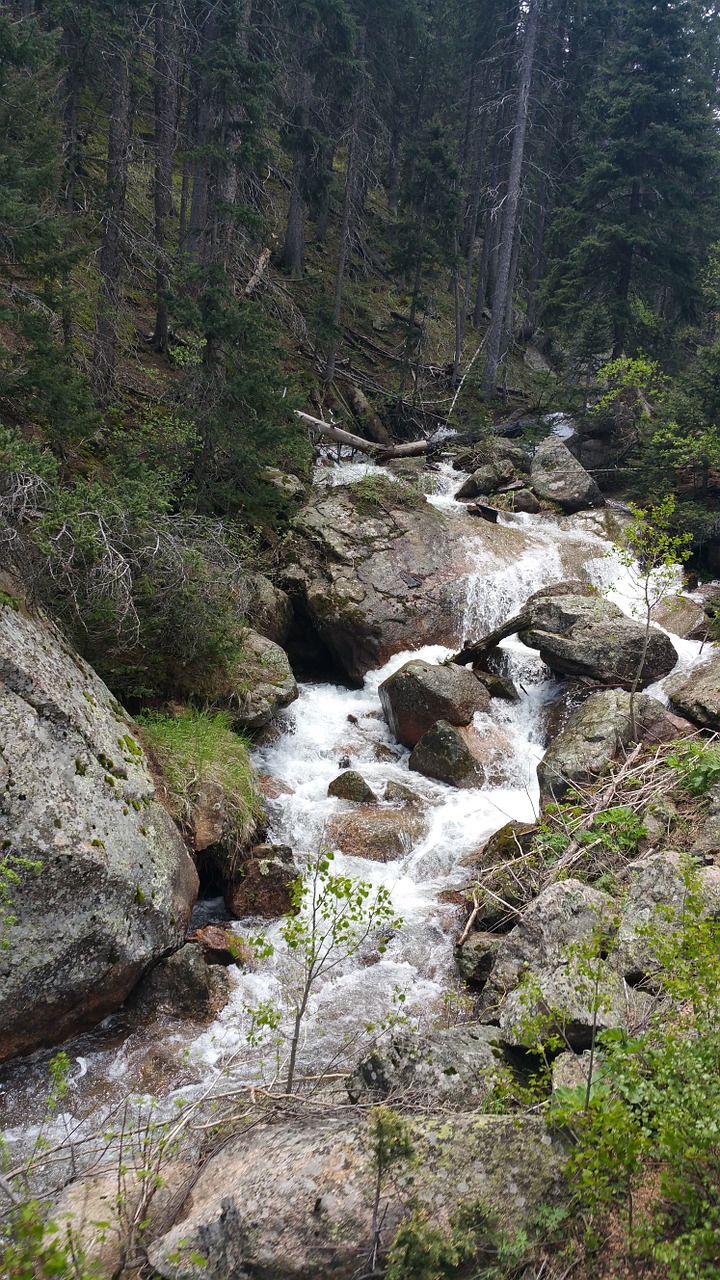 waterfall rocks rocky free photo