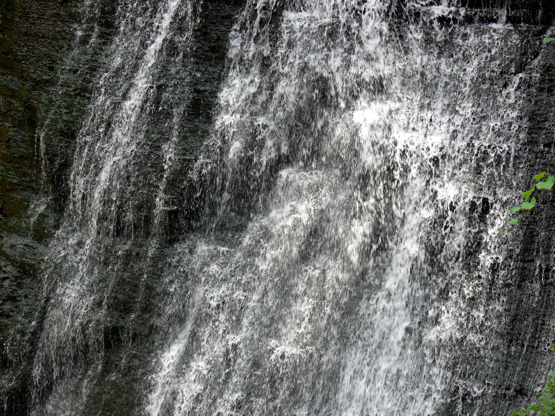waterfall stone black free photo