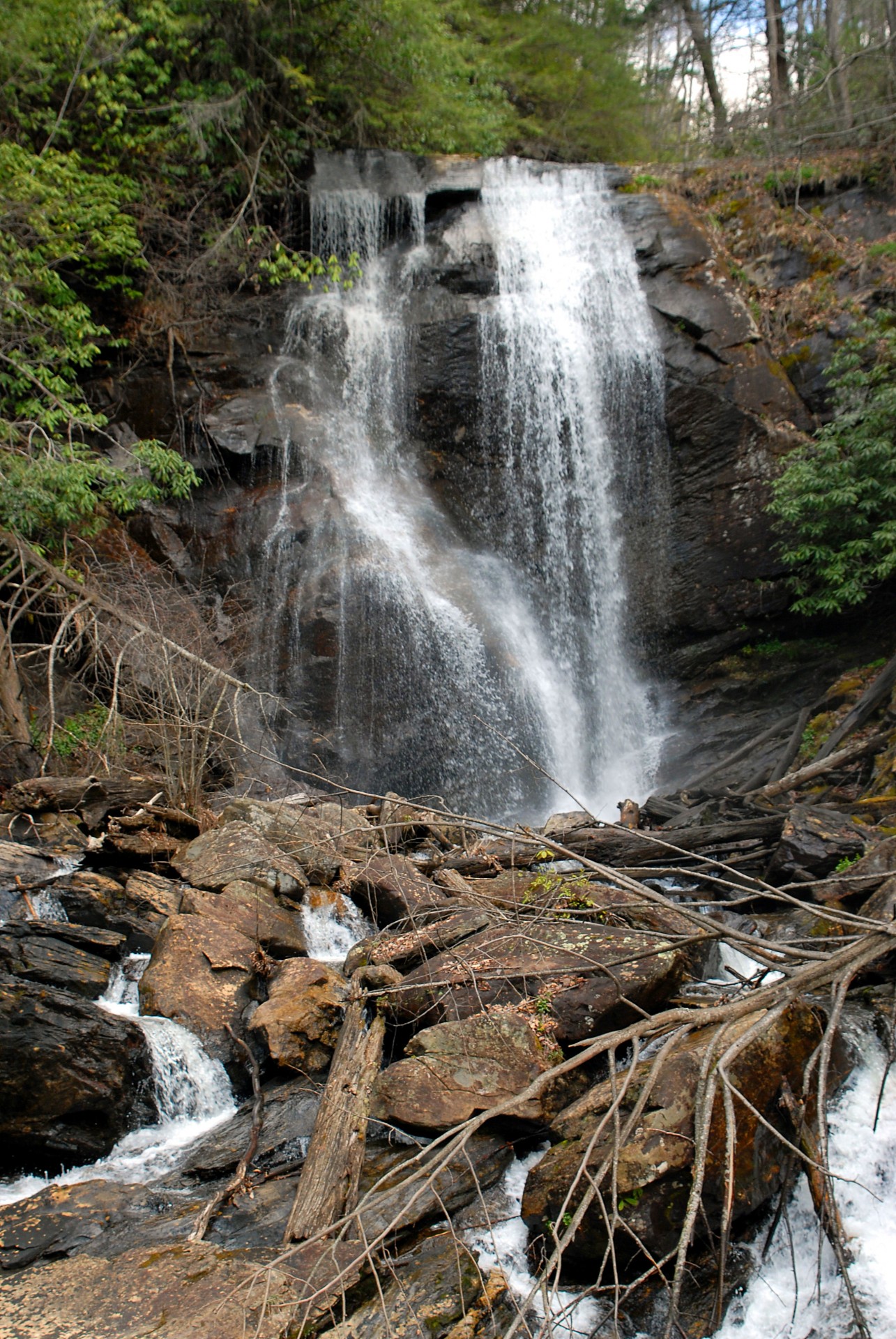 waterfall creek creek water free photo