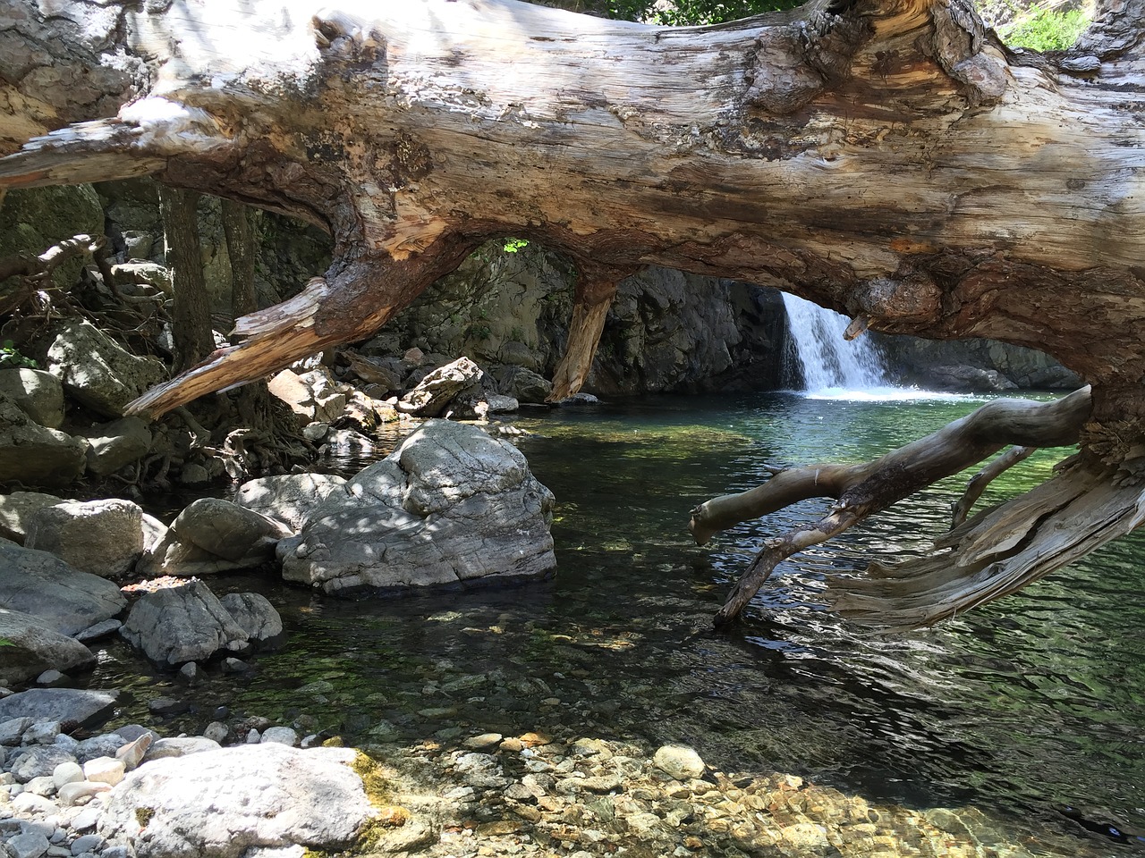 waterfalls calabria trekking free photo